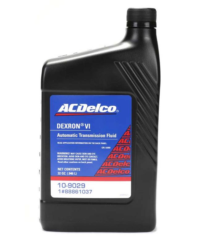 Transmission Fluid - GM DEXRON VI Manufacturers Recommended Fluid