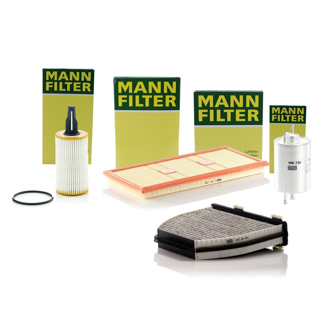 Air / Cabin Air / Fuel / Engine Oil Filter Kit Mann-Filter 5248135-Kit