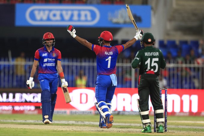 AFG vs BAN: Mujeeb and Najibullah power Afghanistan to a thumping victory