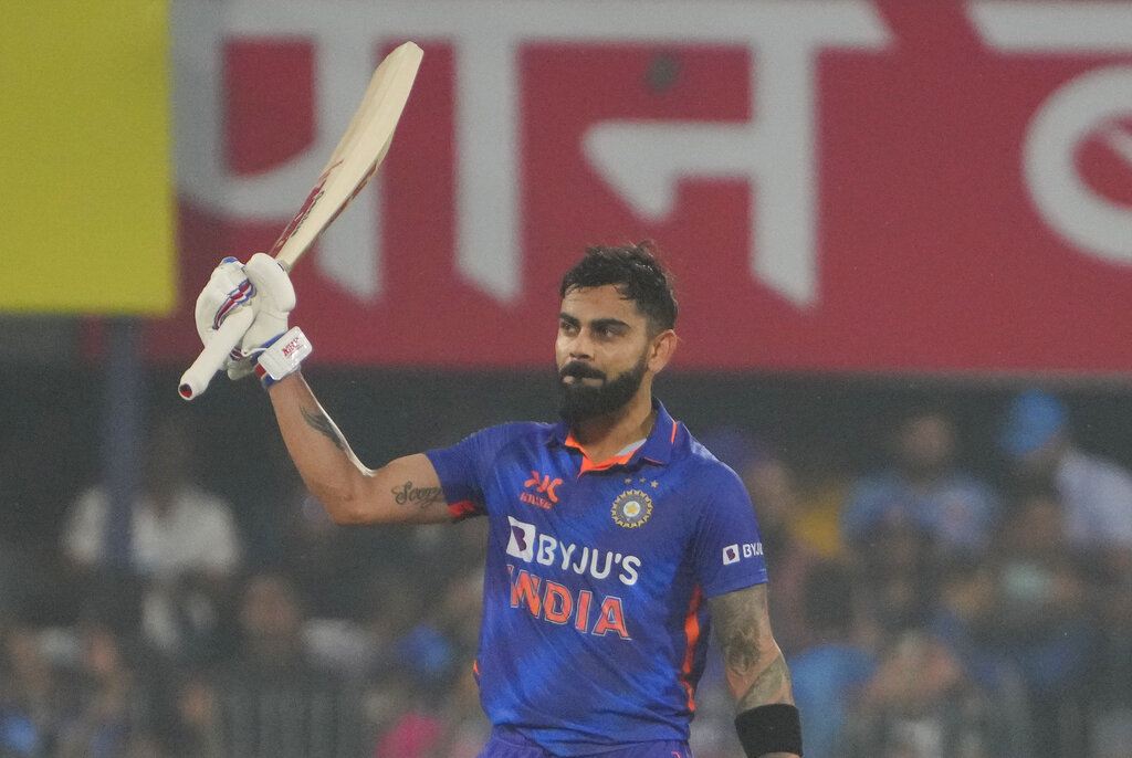 Poetry in motion: Virat Kohli confesses his 73rd century with sloping, sweeping, cursive shots
