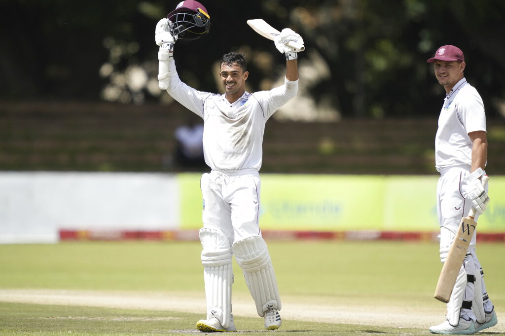 ZIM vs WI: Tagenarine Chanderpaul's record breaking day gives West Indies perfect headstart