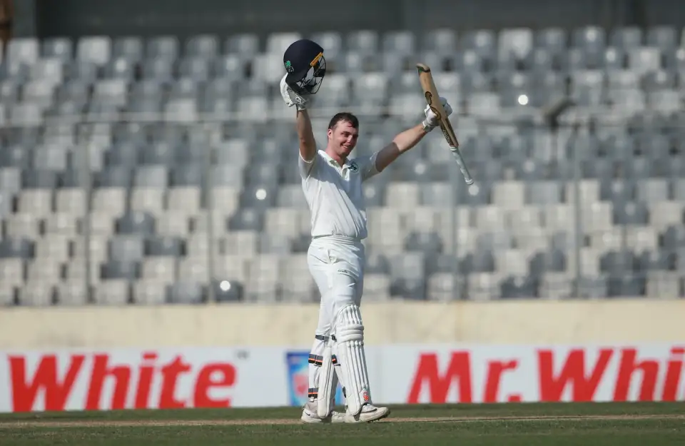 BAN v IRE Test | Lorcan Tucker's Maiden Century Leads Ireland's Fightback on Day 03