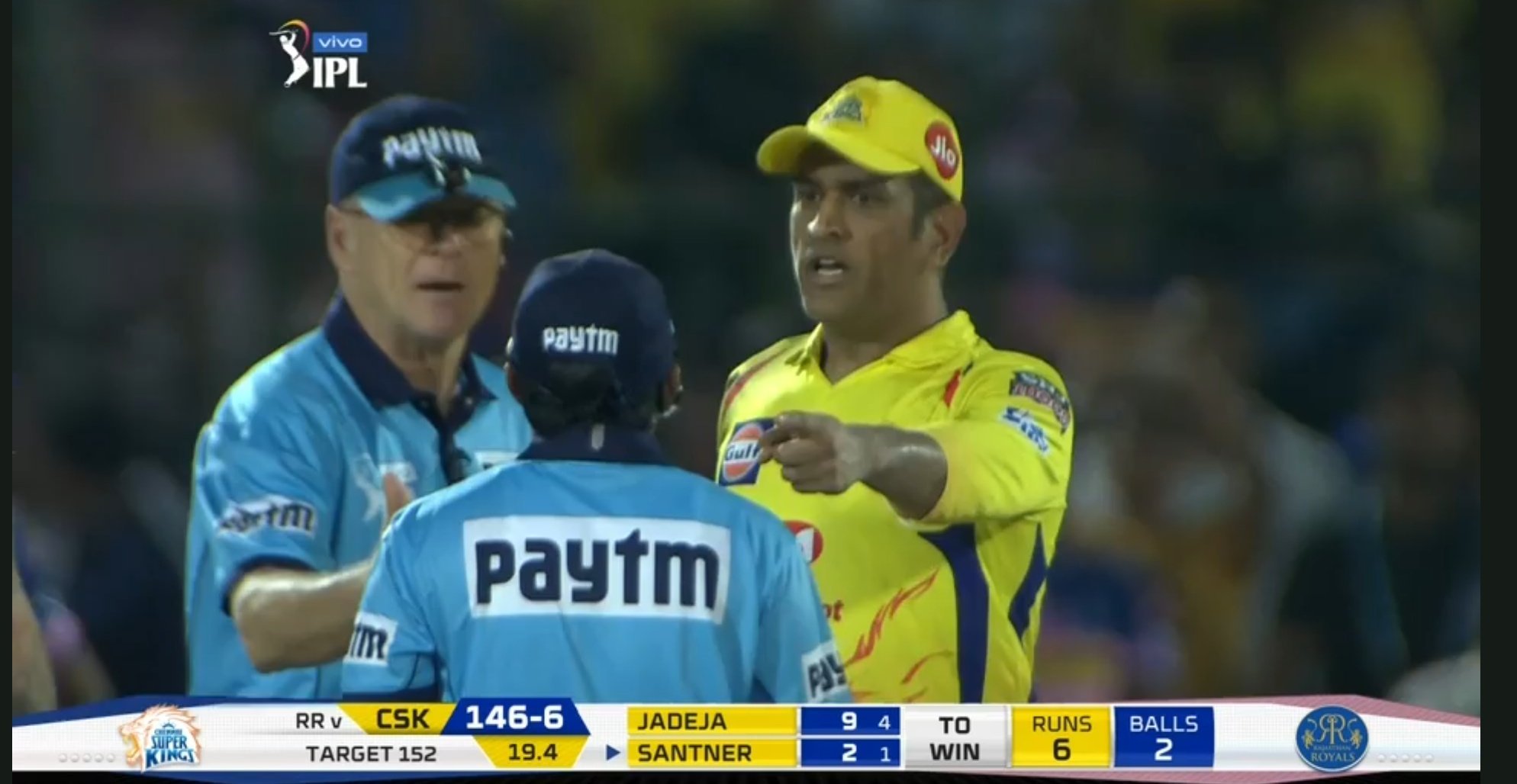 [Watch] MS Dhoni's Clip of Losing Cool on Stokes, Rahane, Umpire Goes Viral Before RR vs CSK