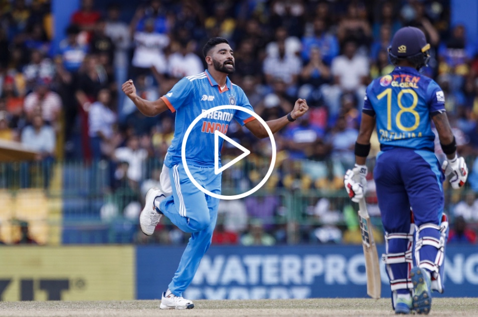 [Watch] Mohammad Siraj Becomes The 4th Fastest Indian to Complete 50 ODI Wickets