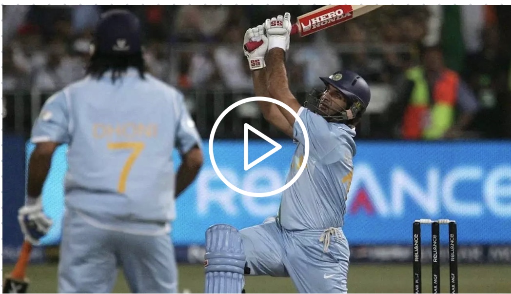 [Watch] When Yuvraj Singh Made History as the First T20I Player to Hit Six Sixes in an Over