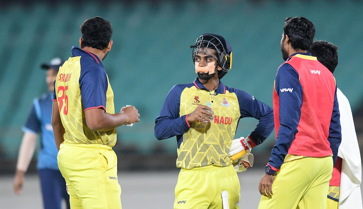 [Watch] Former KKR Star Bats With Taped Mouth After Freak Injury In Vijay Hazare Semis