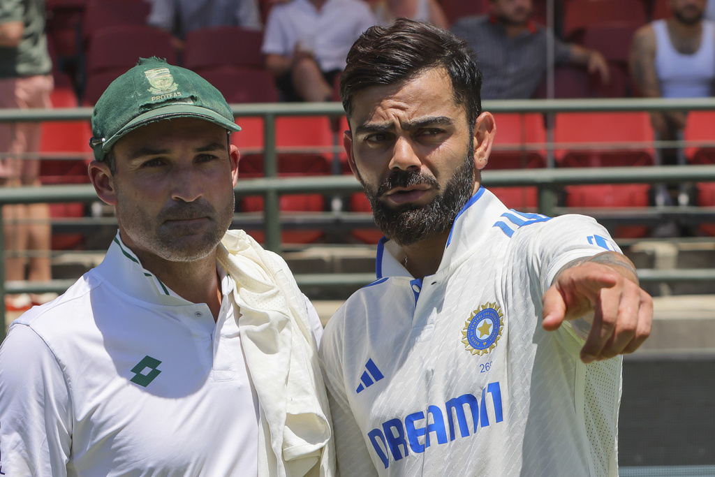 Virat Kohli, Rohit Sharma Gift Dean Elgar Team India's Signed Jersey On Retirement Day