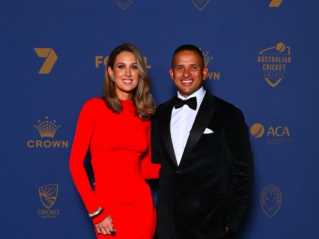 Usman Khawaja, Stunning Wife Rachel McLellan Set Stage On Fire At CA Awards