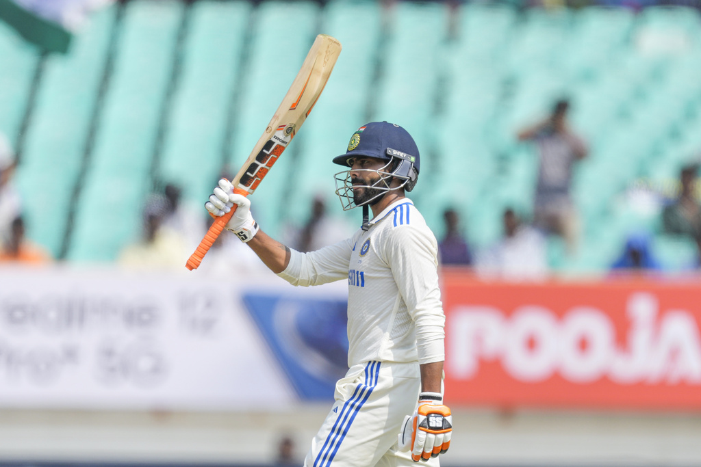 Ravindra Jadeja Nurtures 4th Test Century Vs ENG In Rajkot; IND Get In Comfortable Space