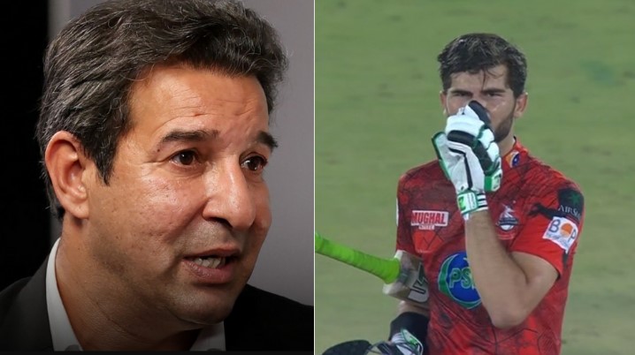 Wasim Akram Blasts Shaheen Afridi As His 'Shush' Celebration Goes Viral After Scoring Fifty