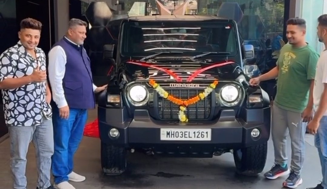 ‘Promise Kept’ - Anand Mahindra Surprises Star Cricketer Sarfaraz Khan With A Brand-New Thar