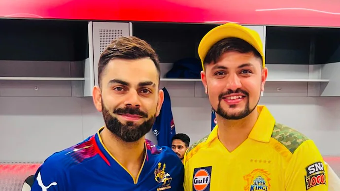 'Forever Legend' - Sameer Rizvi’s Fanboy Moment With Virat Kohli After CSK Vs RCB Game