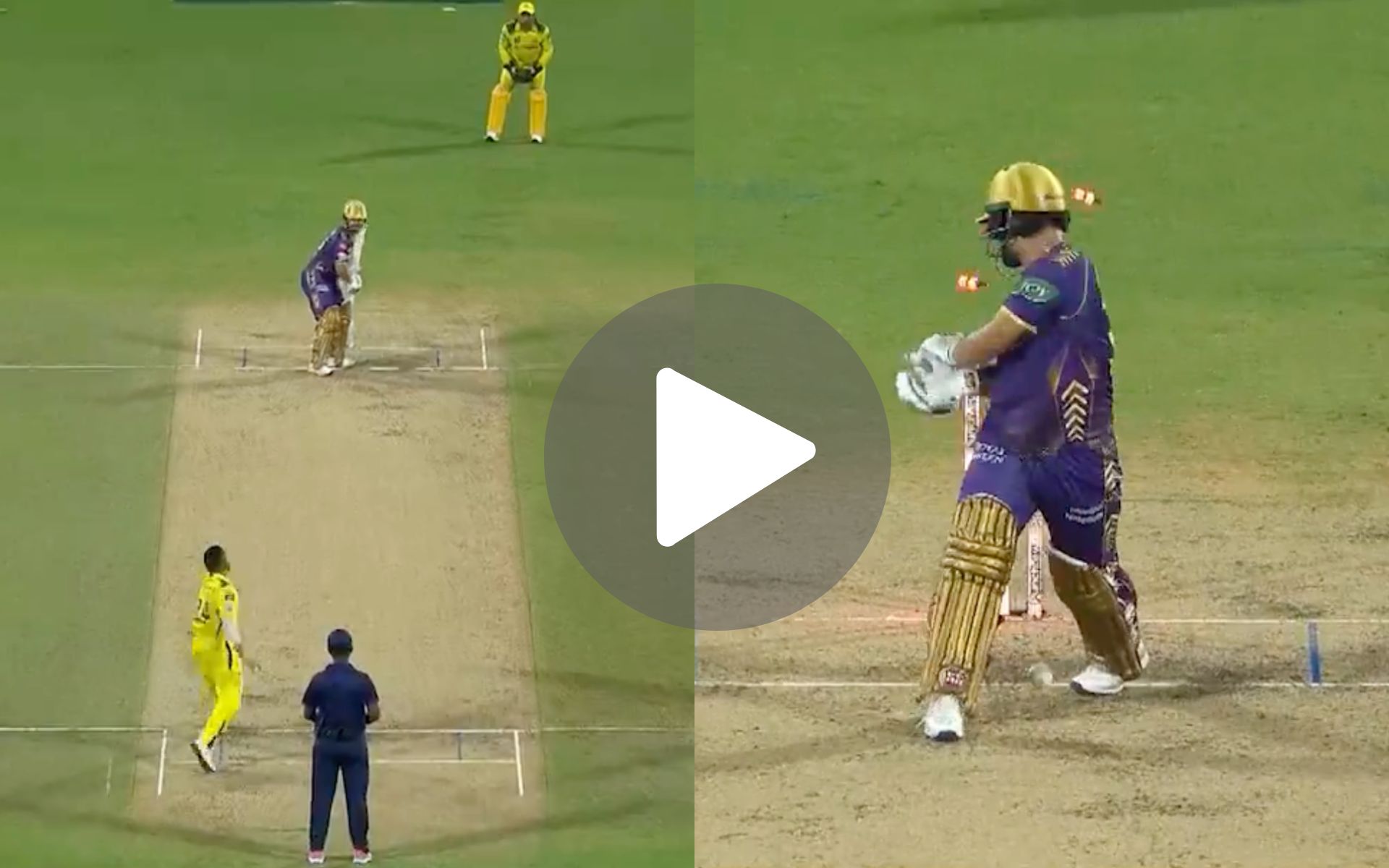 [Watch] Rinku Singh 'Chopped On' As Tushar Deshpande Puts CSK Under Control Vs KKR