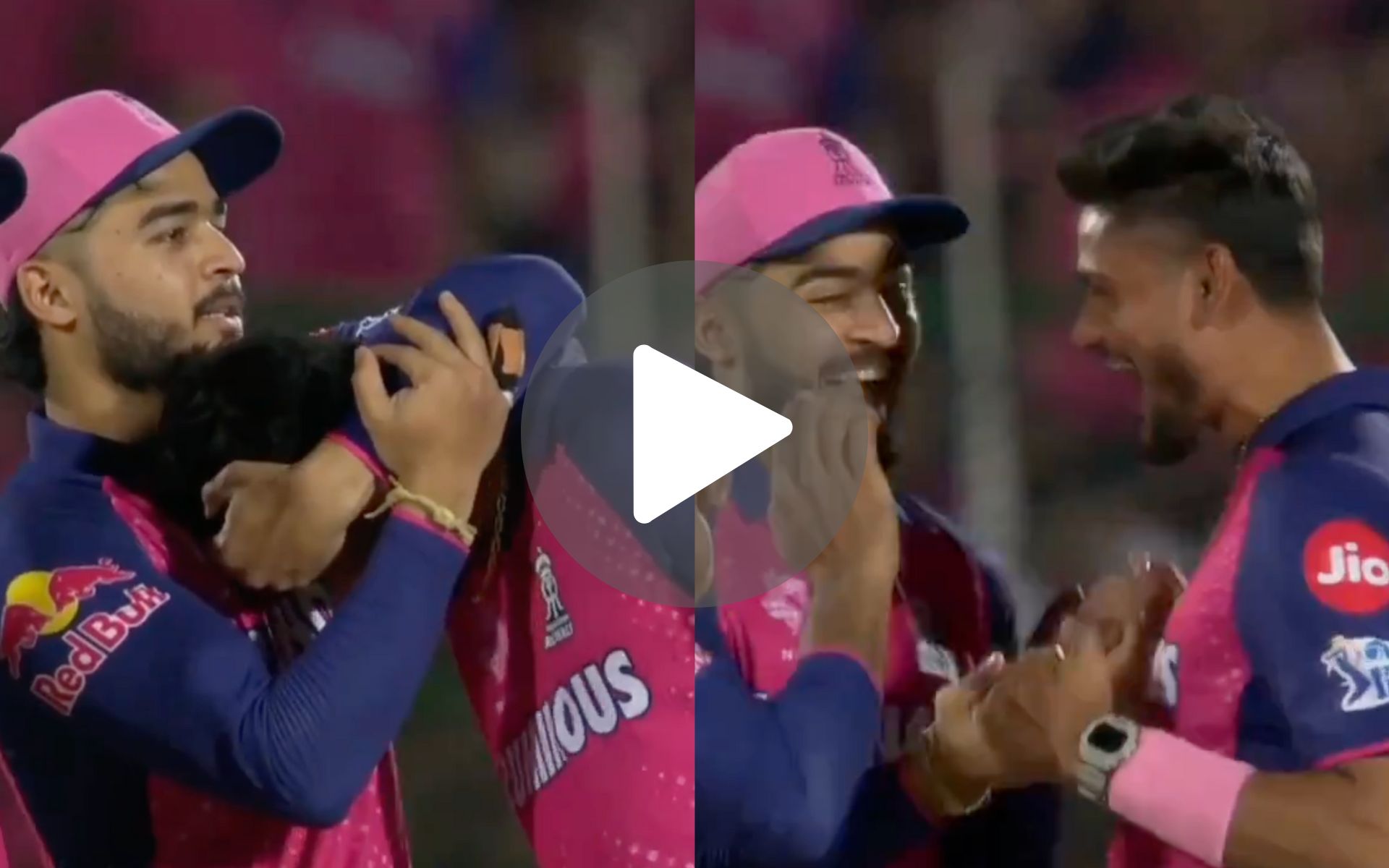 [Watch] 'Tu Mat Dekh, Tu Mat Dekh..,' Animated Parag Hides Kuldeep's Face During Funny DRS Episode