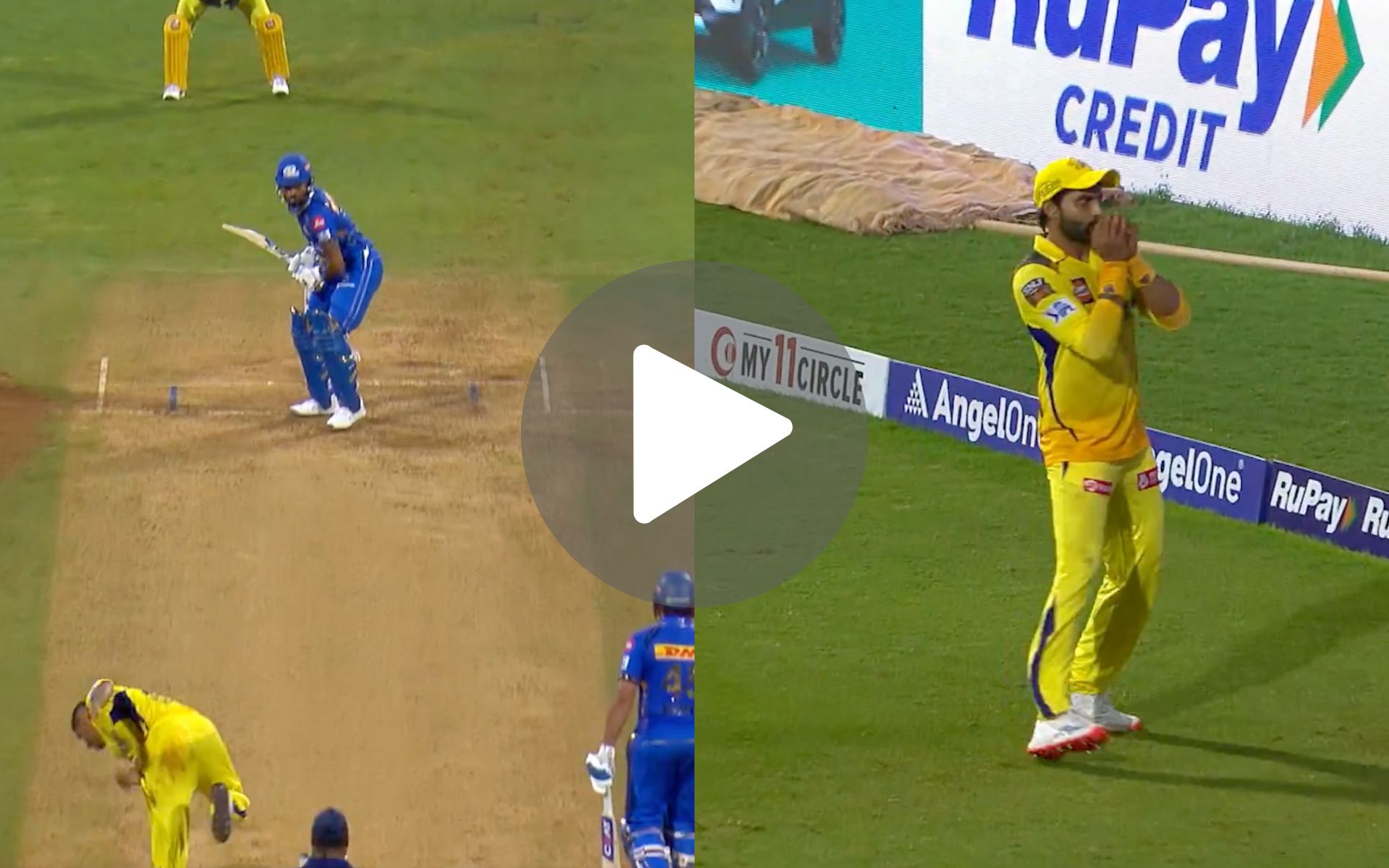 [Watch] Hardik Pandya Spoons Straight To Jadeja As 'Local Boy' Deshpande Traps MI Captain