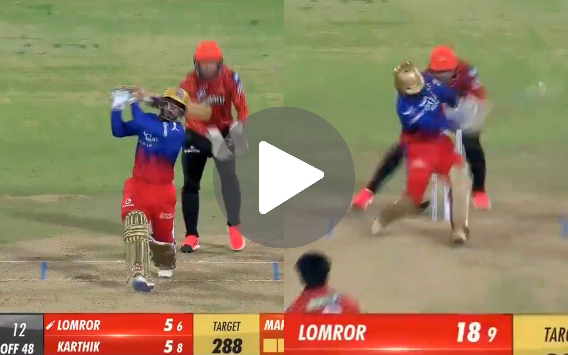 [Watch] Dinesh Karthik And Mahipal Lomror Flog Markande In RCB’s Huge Pursuit