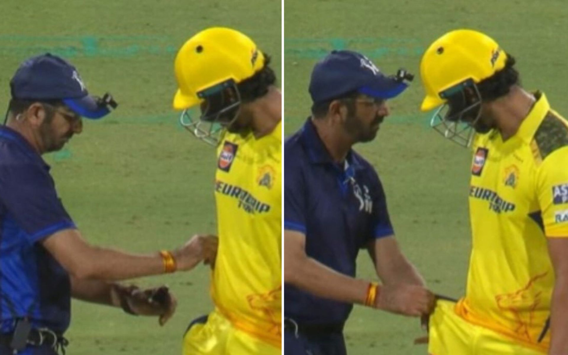 Did Shivam Dube Cheat? Umpire Suspiciously Checks His Pocket During LSG Vs CSK Clash