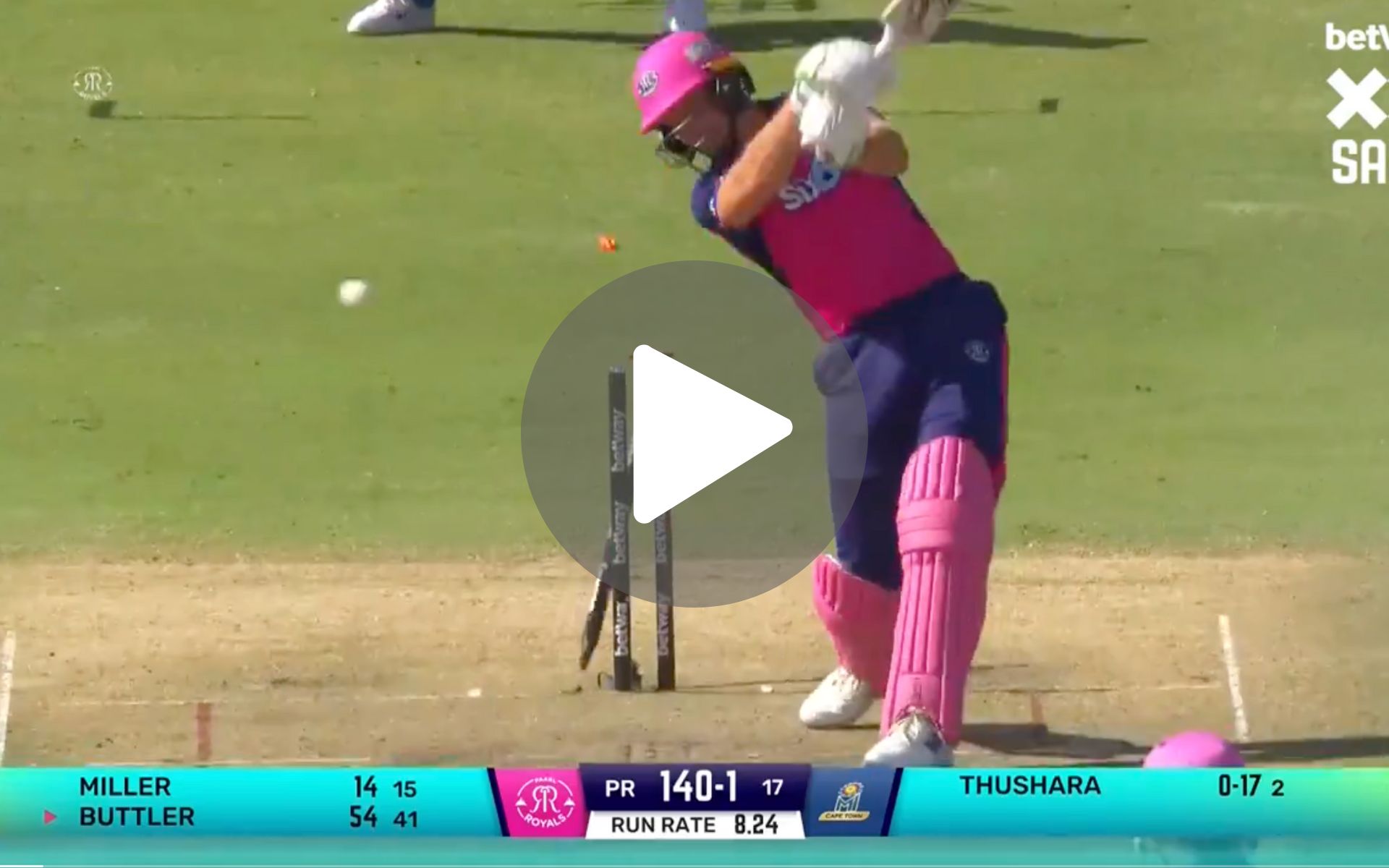 [Watch] When MI Debutant's Nuwan Thushara Rattled Buttler With A Dream Ball