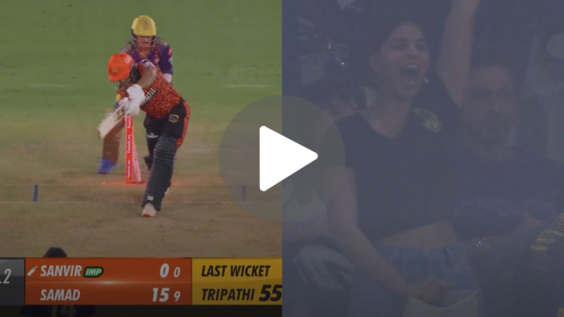 [Watch] Suhana Khan 'Pumped Up' As Narine Castles SRH's Impact Player For A Golden Duck