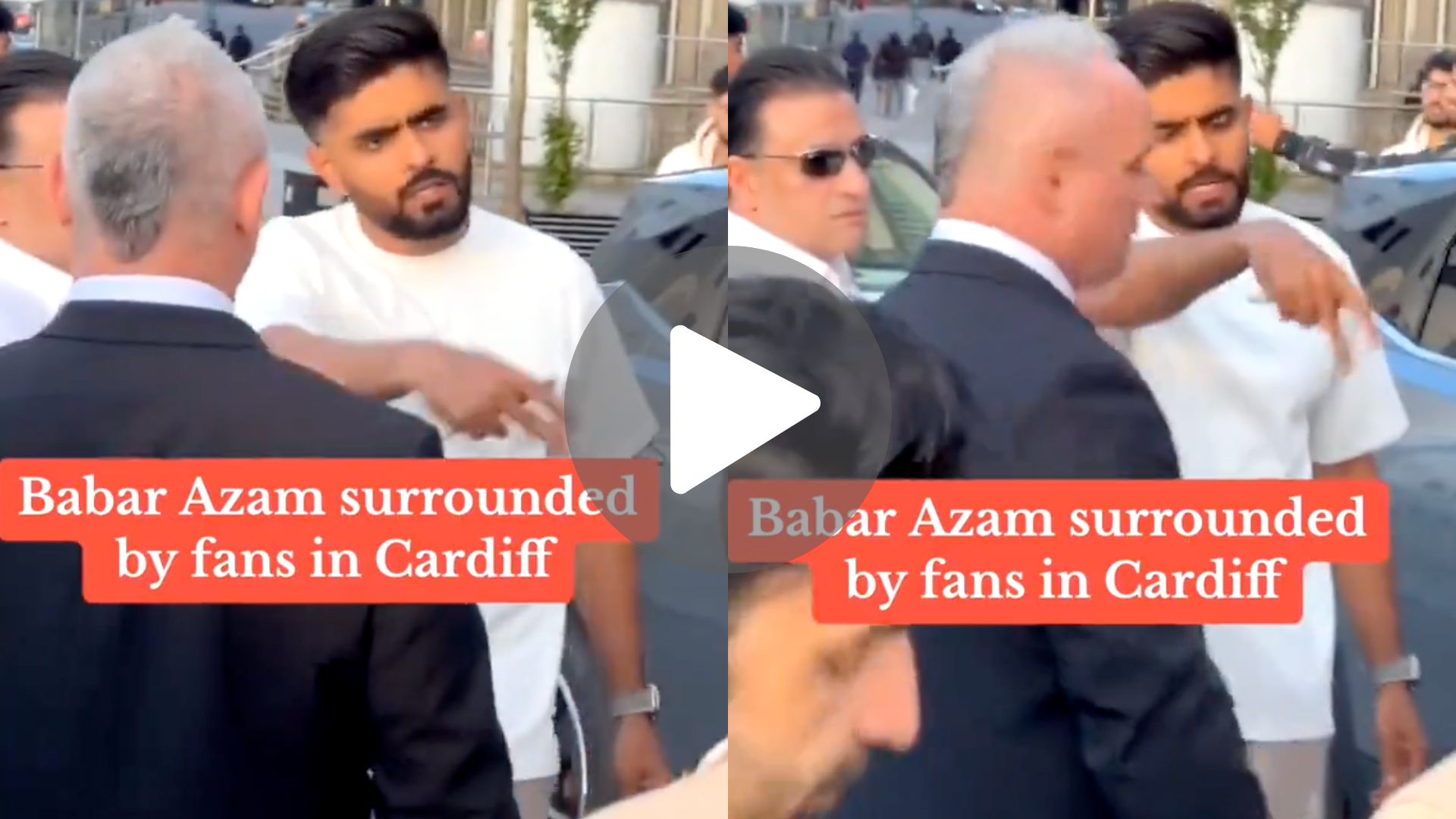[Watch] 'Upar Mat Chadho,' Furious Babar Azam Scolds Fans As They Mob Him In Cardiff