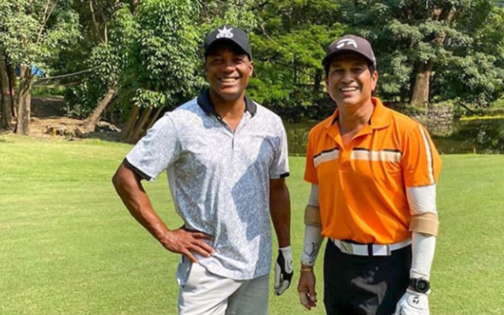 Sachin Tendulkar And Brian Lara Rekindle Their Legendary Rivalry On The Golf Course