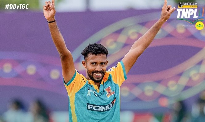 K Easwaran Shines With Hat-Trick In TNPL 2024; Bags Best Figures In League's History