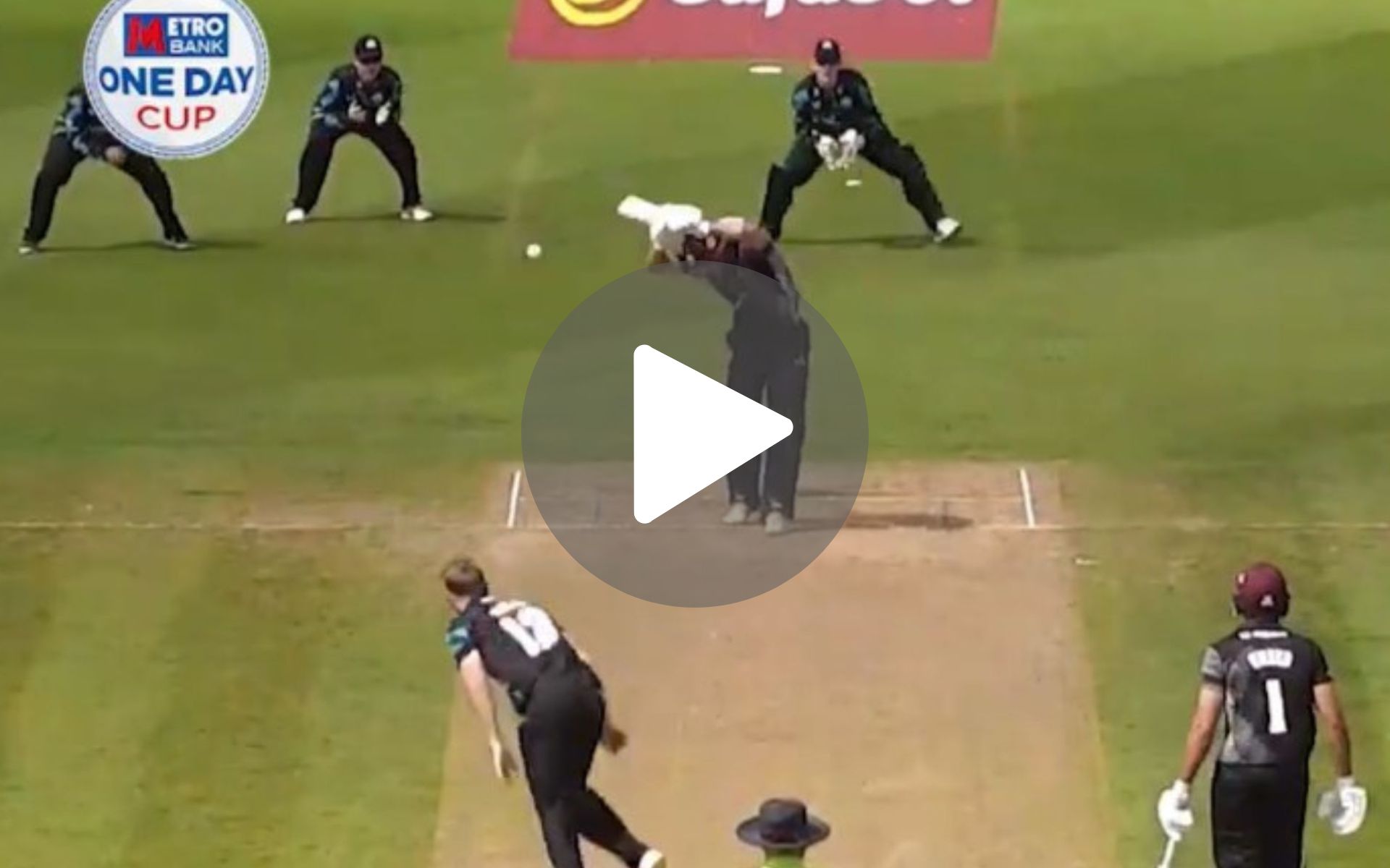 [Watch] Tom Taylor Stuns Somerset With Insane Swing, Cleans Up Opener With A Corker