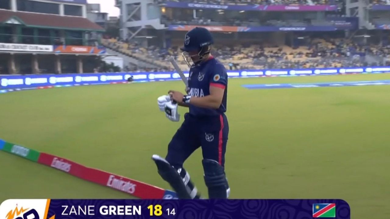 ज़ेन ग्रीन ने बनाया अनचाहा रिकॉर्ड, T20 विश्व कप 2026 में ‘रिटायर्ड आउट’ होने वाले पहले बल्लेबाज़ बने