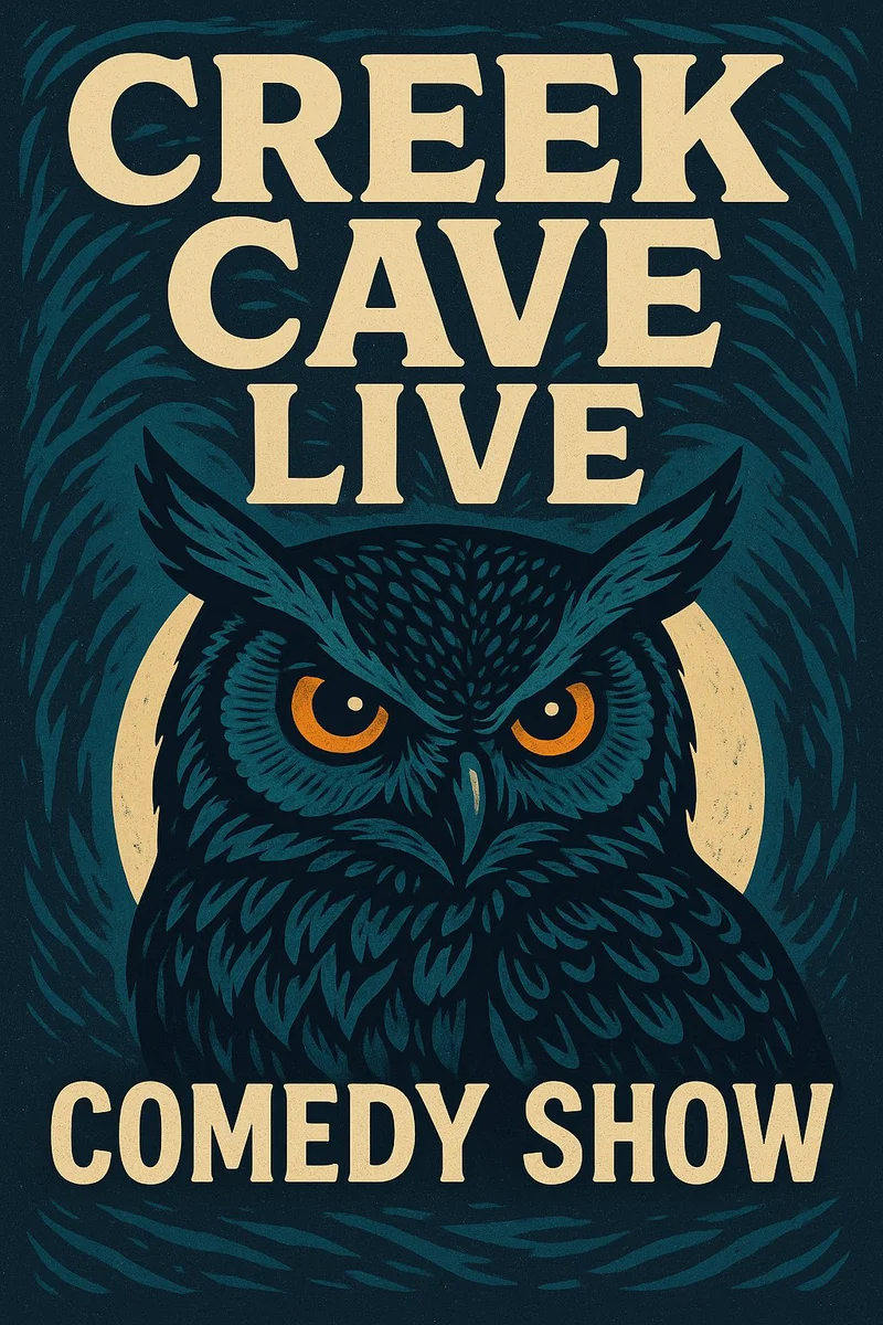 Promotional artwork for Creek Cave Live.
