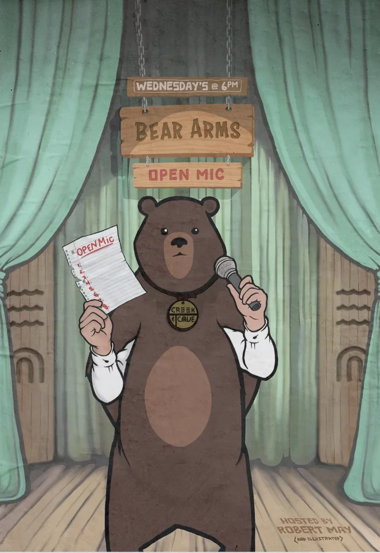 Event artwork for Bear Arms: Open Mic