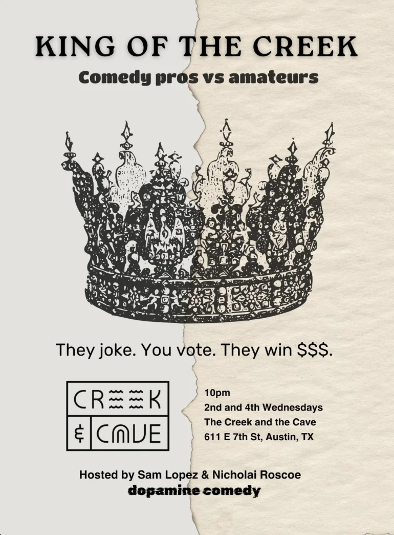 Promotional artwork for King of The Creek.