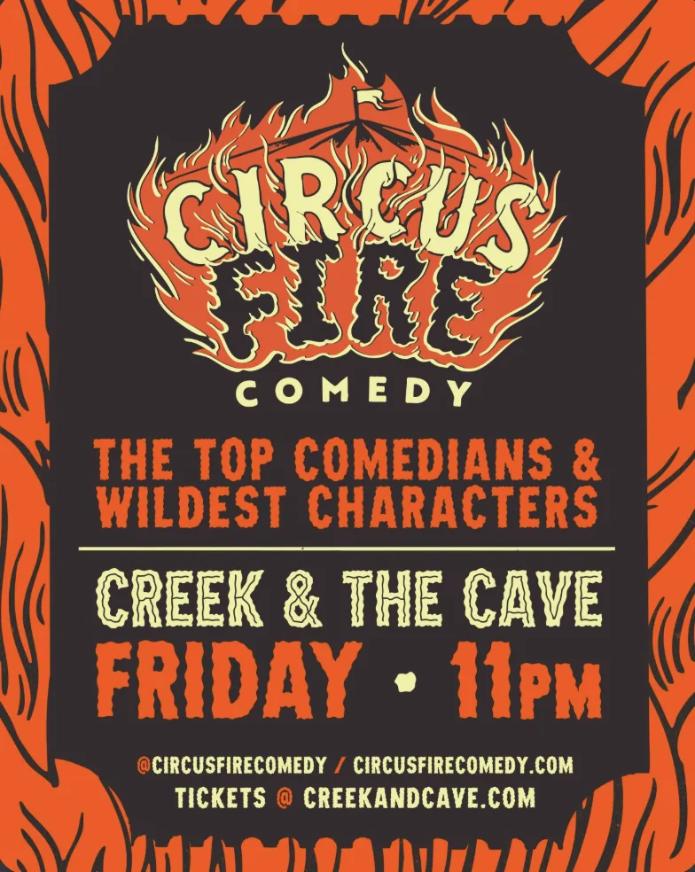 Promotional artwork for Circus Fire.