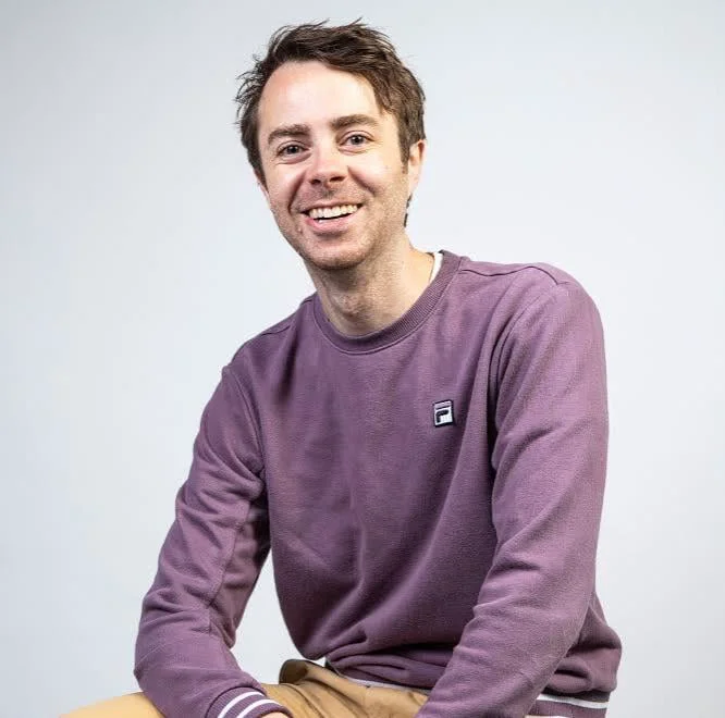 Promotional poster for Geoffrey Asmus at Empire Comedy Club