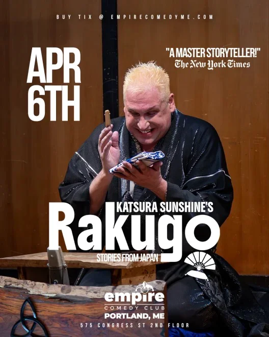 Katsure Sunshine's Rakugo show poster