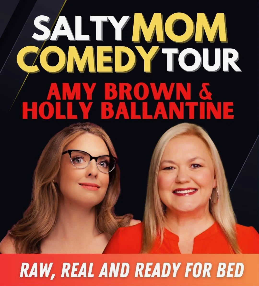 Promotional artwork for The Salty Mom Comedy Tour.