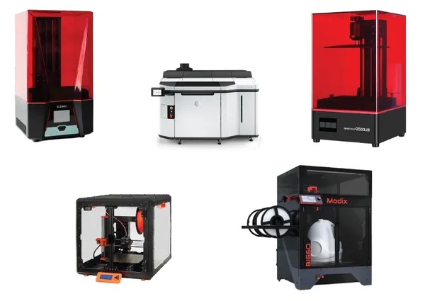 Impresoras 3D de resina, de polvo y de filamento con las que fabrica 3DPartner