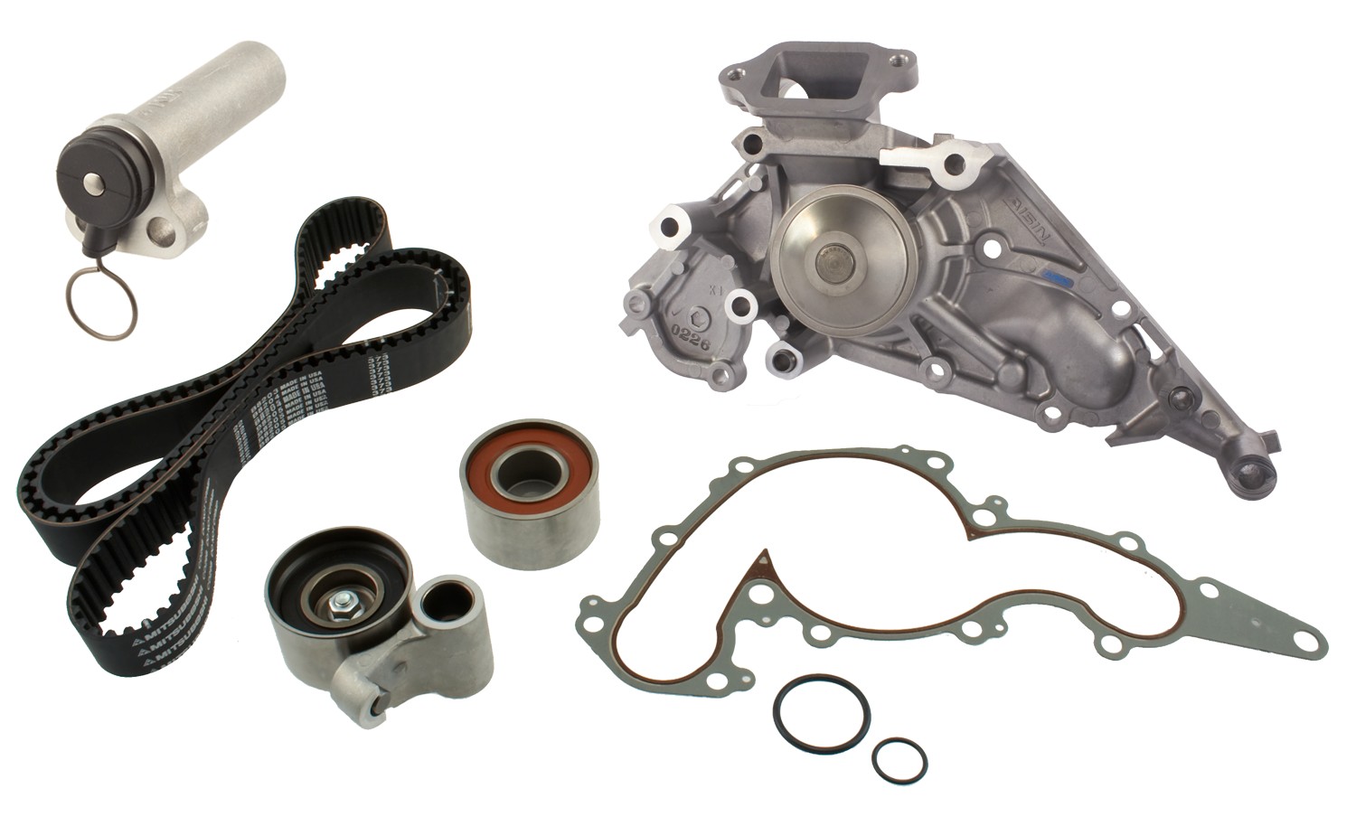 AISIN Timing Belt, Water Pump & Component Kit TKT021