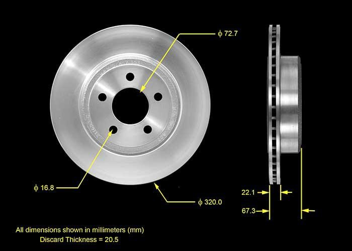 BENDIX Rotor PRT5568