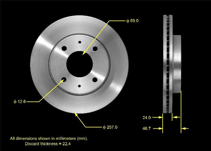 BENDIX Rotor PRT5576