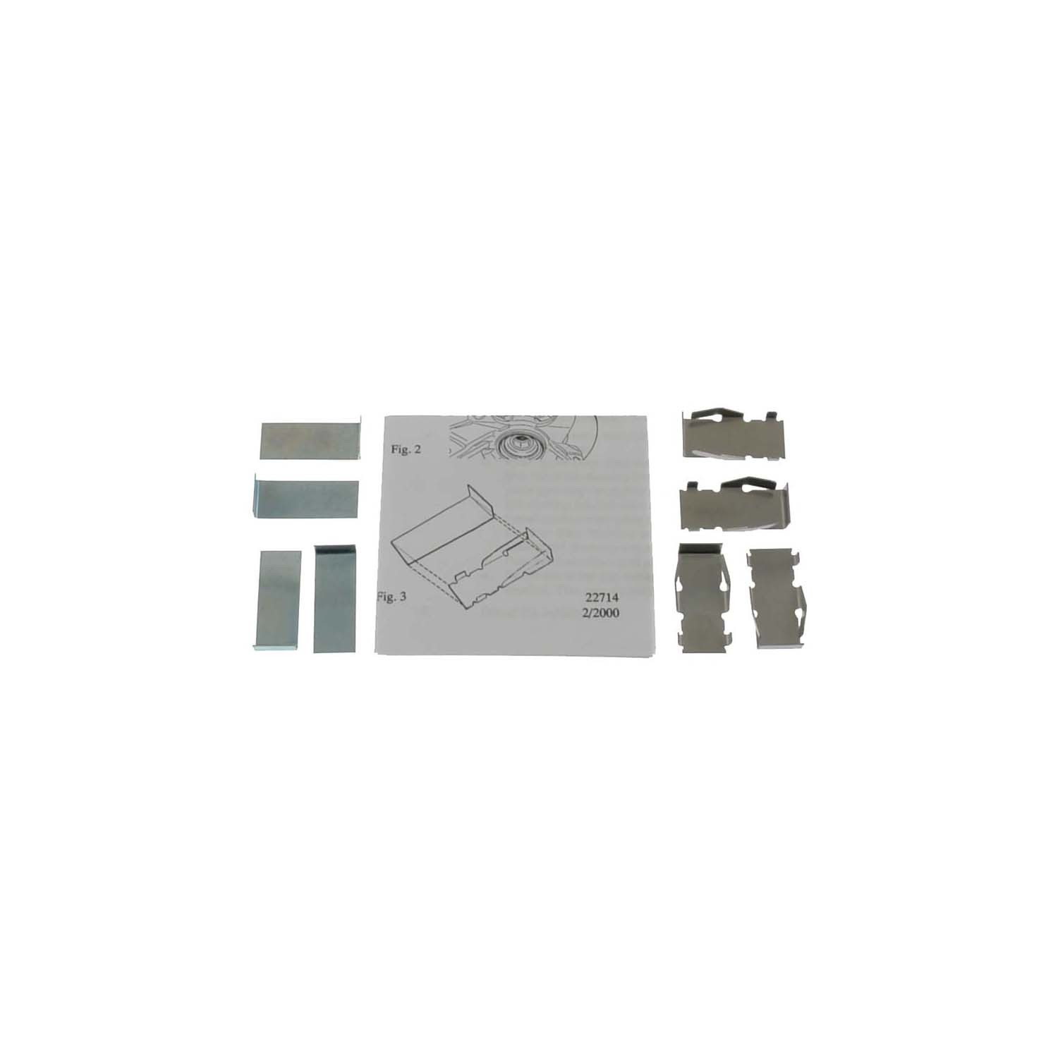 CARLSON Disc Brake Hardware Kit H5701
