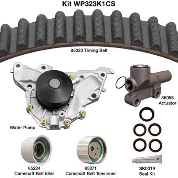 DAYCO Timing Belt, Water Pump & Component Kit WP323K1CS