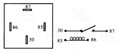 FOUR SEASONS Radiator Fan Relay 35786