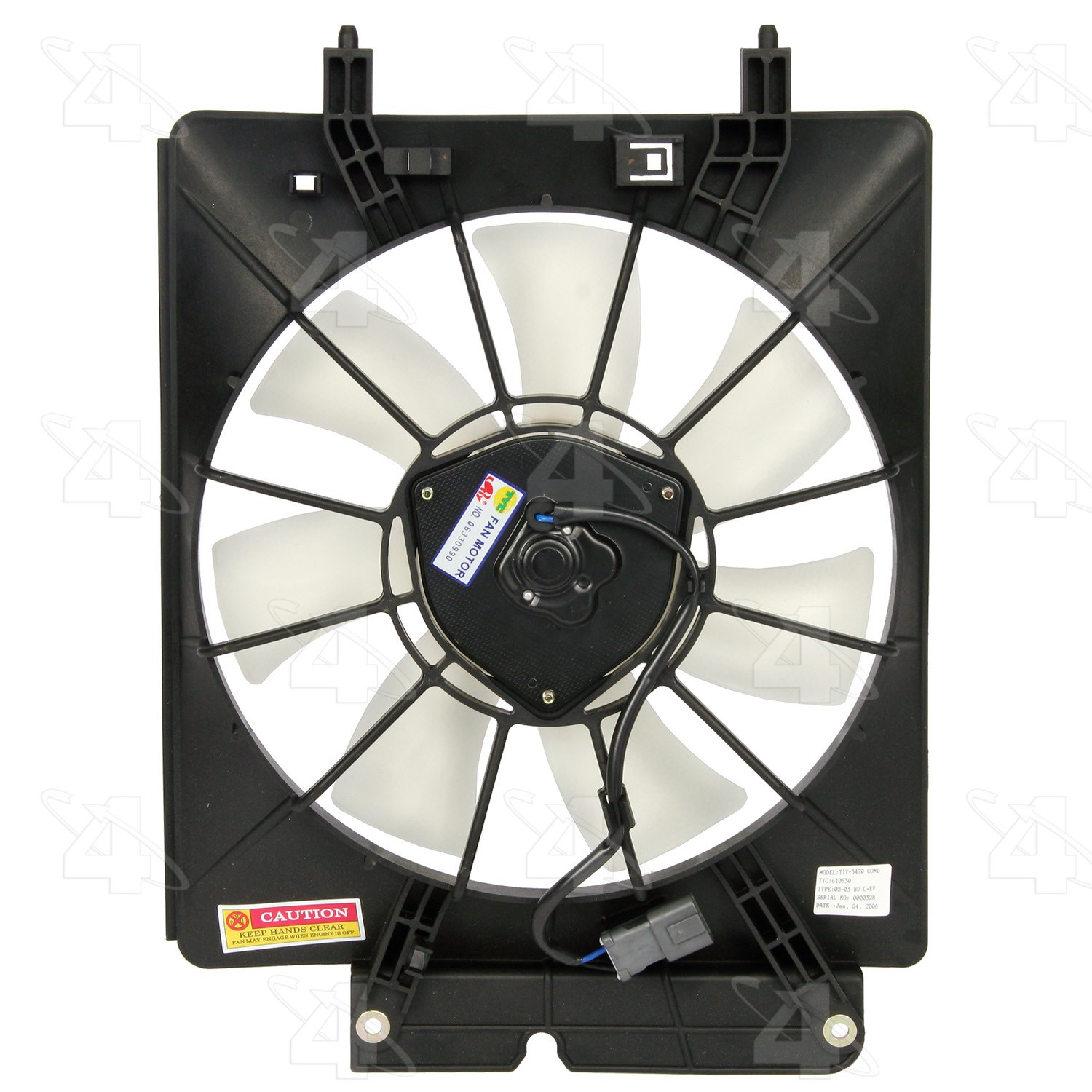 FOUR SEASONS A/C Condenser Fan Assembly 75390