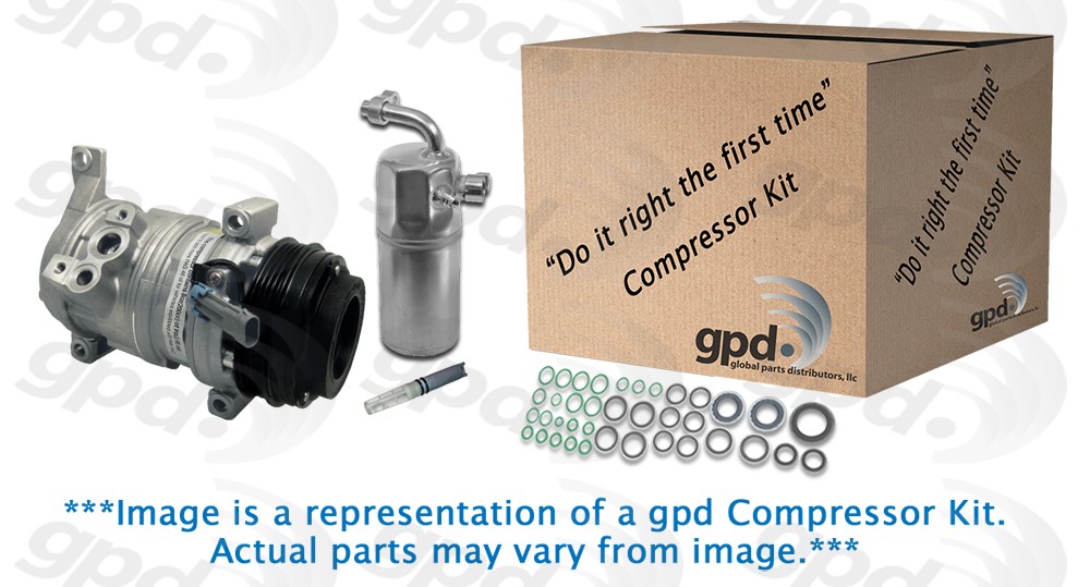 GPD A/C Compressor & Component Kit 9614827