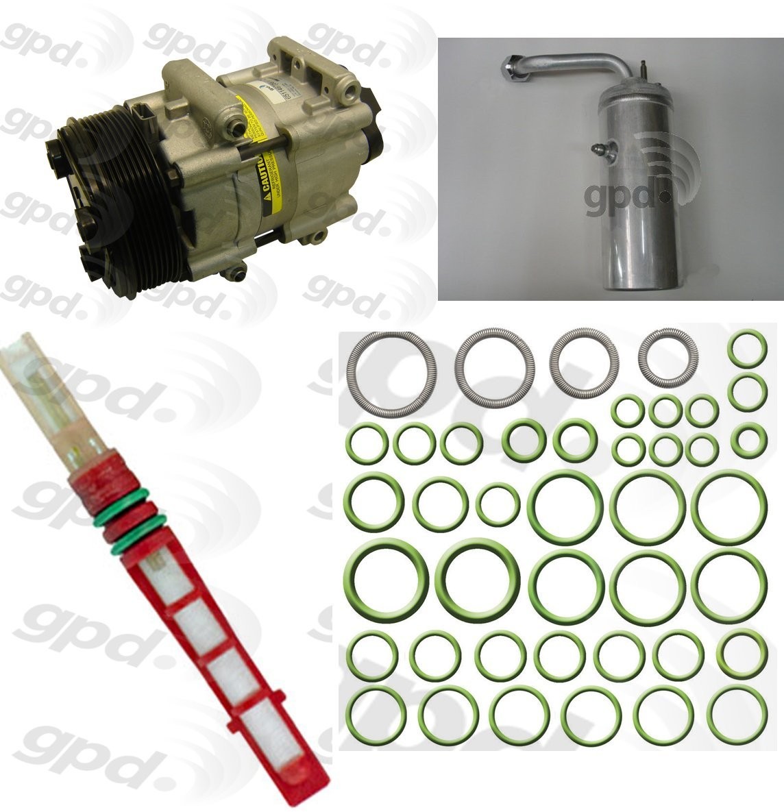 GPD A/C Compressor & Component Kit 9632001