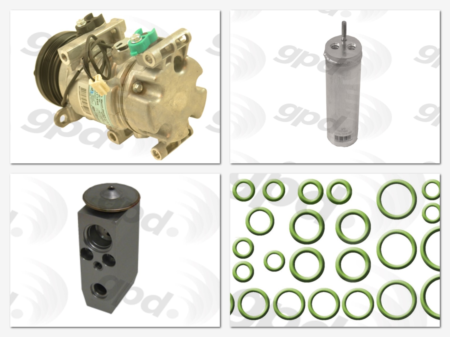 GPD A/C Compressor & Component Kit 9645291