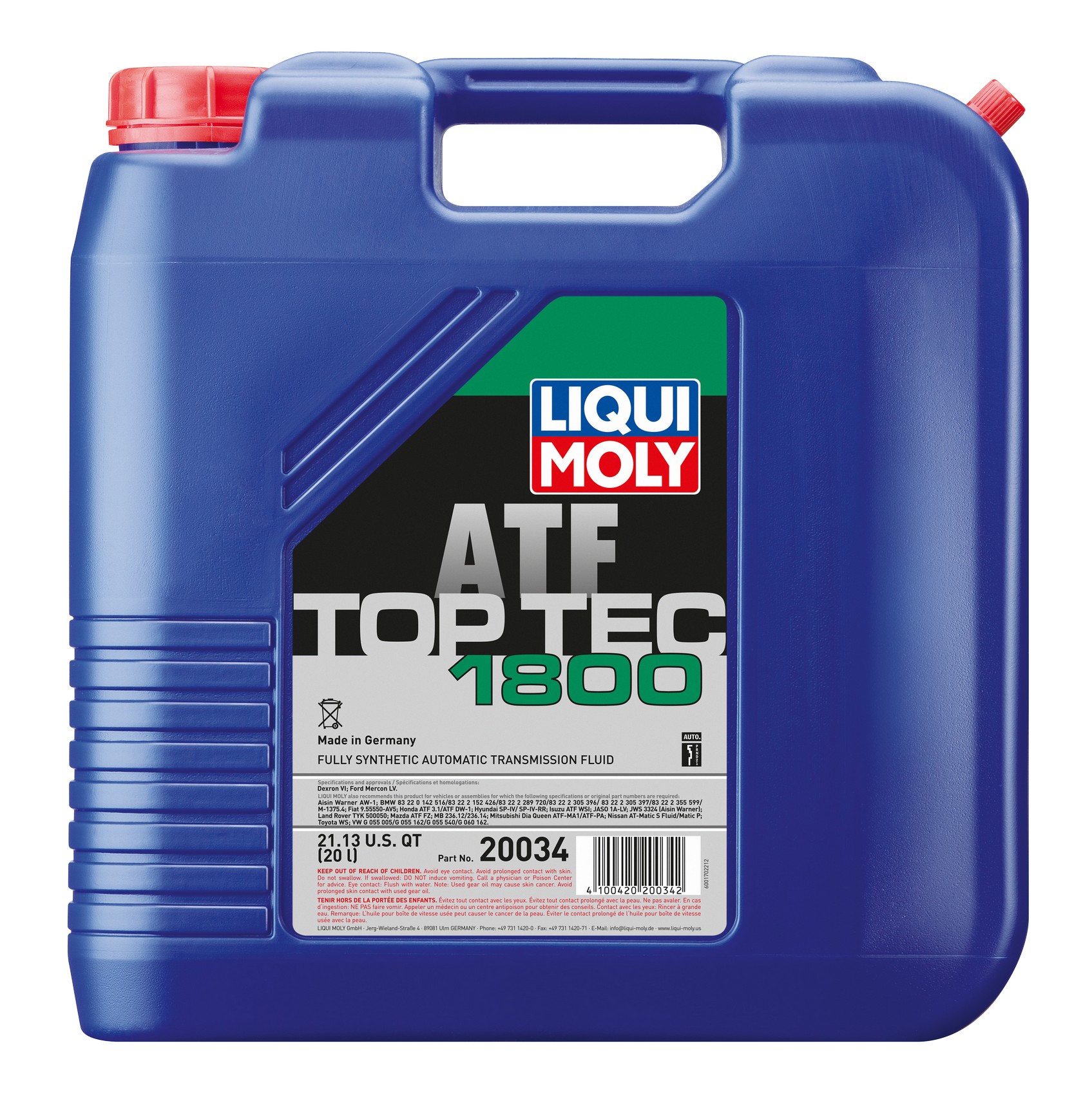 LIQUI MOLY Transmission Fluid 20034