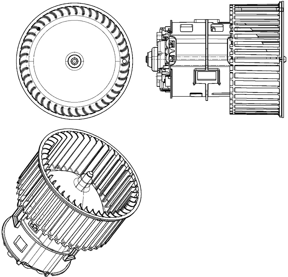 MAHLE / CLEVITE Blower Motor AB182000P