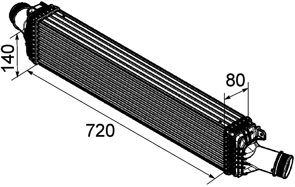 MAHLE / CLEVITE Intercooler CI169000P