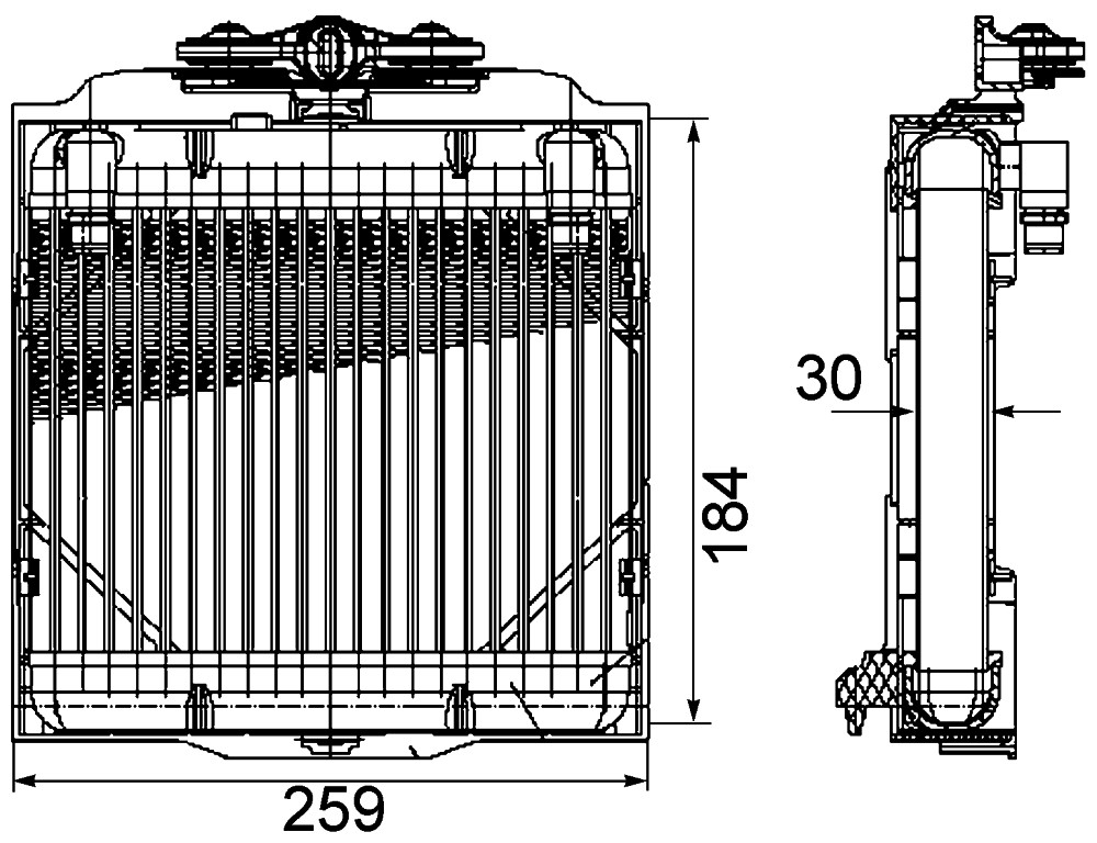 MAHLE / CLEVITE Oil Cooler CLC102000P